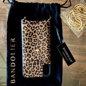 Bandolier iPhone case with cardholder and strap all in one!